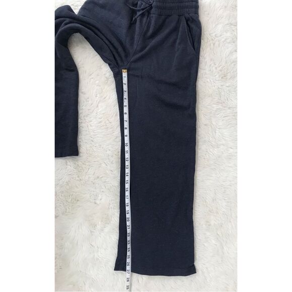 CALME Johnny Was Mihu Wide Leg Pant Dark Gray Elastic Waist Casual Size XS New - Picture 9 of 9